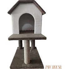 Elarque Kedi Tırmalaması Iki Katlı Kedi Evi ve Tırmalama Alanı, Konforlu Tasarım