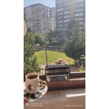 Elarque Nostaljik Radyo Bluetoothlu Retro Müzik Kutusu - Usb, Sd ve Mp3 Çalar Fonksiyonlarıyla