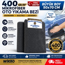 Akgüneş Motogaraj 400 Gsm Mikrofiber Oto Yıkama Kurulama Bezi 50X70 cm Battal Boy - Yerli Üretim, Çizmez, Tüy Bırakmaz, Süper Emici Oto Kurulama Bezi