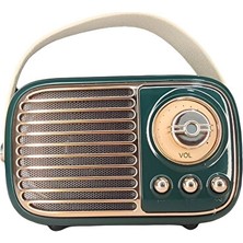 Elarque Nostaljik Radyo Parlak Kaplamalı Retro Radyo ile Vintage Atmosfer