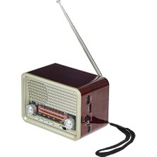 Elarque Nostaljik Radyo Mini Şarjlı Bluetooth Hoparlör ile Her An Müzik Keyfi