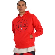 Nike Chicago Bulls Nba Mens Sweatshirt Kapüşonlu Erkek Sweatshirt Kırmızı
