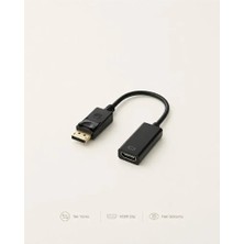 4K 2k Displayport To HDMI Çevirici Dönüştürücü Kablo Dp HDMI Uyumlu Kablo Adaptörü