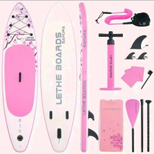 Lethe Boards Sakura Sup Paddle Board 3finli 320X82X15-FULL Set Şişme Sörf Tahtası