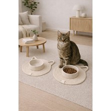 Elarque Kedi Tırmalaması Kedi Mama Paspası 31X31 Cm, Temiz ve Pratik Kullanım
