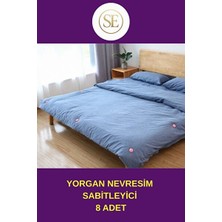 Elarque Ütü Masası ve Aksesuarı Yatak Kayma Önleyici 8'li Set, Güvenli ve Rahat Uyku Için