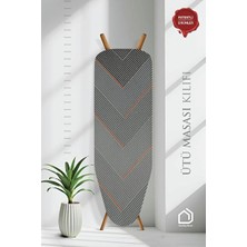 Elarque Ütü Masası ve Aksesuarı Isıya Dayanıklı Ütü Masası Bezi Kılıfı 40X140 cm