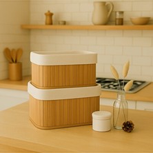 Elarque Sepet Hasır Organizer Sepetleri, Mutfak ve Banyo Için Pratik Çözüm