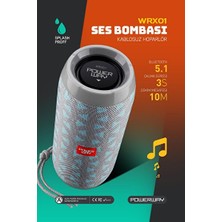 Elarque Bluetooth Hoparlör Gümüş Renkli Kablosuz ve Fm Radyo