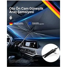Elarque Oto Güneşlik Perde Tüm Araçlara Uygun Ön Cam Güneşlik ve Gölgelik Seti