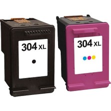 Trend Toner Hp 304XL Siyah  Renkli Yüksek Kapasiteli Muadil Kartuş 2'li Set
