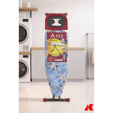 Elarque Ütü Masası ve Aksesuarı Renkli Çiçek Desenli Katlanabilir Ütü Masası, Şık ve Pratik Kullanım
