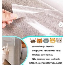 Elarque Kedi Tırmalaması Kedi Mobilya Tırmalama Koruyucu Şeffaf Bant - 50 cm x 3 M