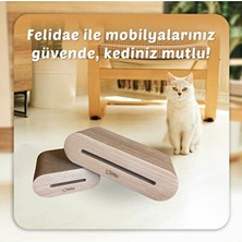 Elarque Kedi Tırmalaması Oval Mukavva Kedi TIRMALAMA,5X24CM, Çizilmeye Karşı Dayanıklı