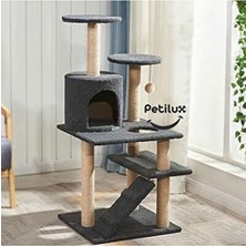 Elarque Kedi Tırmalaması Yuvalı Dekoratif Kedi Tırmalama Evi ile Güvenli ve Konforlu Oyun Alanı