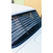Elarque Oto Güneşlik Perde Mavi Renkli Jaluzi Oto Perde, Güneş ve Gözleri Korur