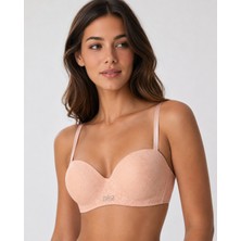 Velina Secret Lotus Cup Balenli Desteksiz Toparlayıcı Sütyen - Pembe