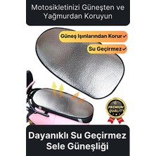 Elarque Oto Güneşlik Perde Su Geçirmez Alüminyum Koltuk Kılıfı ve Motor Güneşliği Seti