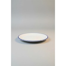 12'li Valencia Düz Tabak 17CM Rim Lacivert Rinart