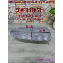 Elarque Ütü Masası ve Aksesuarı Noktalı Ütü Masası Örtüsü, 35X75 Cm, Renkli ve Koruyucu