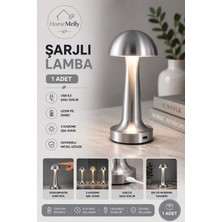 Btm Home 3 Işık Renkli USB Şarjlı Dokunmatik Masa Lambası – Ayarlanabilir Parlaklık, Rgb Ambiyans