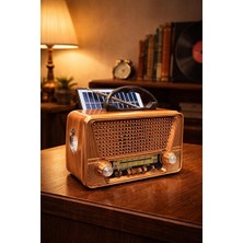 Elarque Nostaljik Radyo USB ve Fm Çalar , Panelli Tasarımıyla Şık ve Fonksiyonel