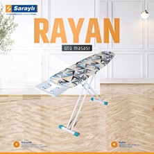 Elarque Ütü Masası ve Aksesuarı Xxx Rayan Monoblok Ütü Masası - Geniş ve Kullanışlı Alan