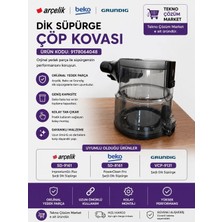 Arçelik SD 9161 - Beko SD 8161 Dik Süpürge Çöp Kovası