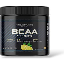 Muscle Balance Bcaa 4:1:1 Ratio 500G 50 Servis Limon