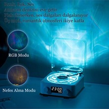 Elarque Nostaljik Radyo Mavi Retro Plak Çalar Bluetooth Subwoofer ve 3D Ses Dalgasıyla