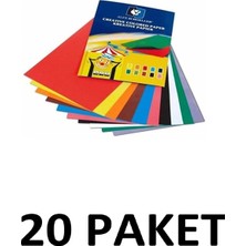 20 Paket Elişi Kağıdı A4 10 Renk Karışık 10 Lu Poşet