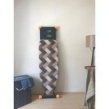 Elarque Ütü Masası ve Aksesuarı 55X140CM Büyük Boy Keçeli Ütü Masası Kılıfı, Şık ve Koruyucu