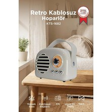 Elarque Nostaljik Radyo ve Bluetooth Hoparlör Kombini