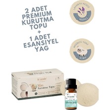 Elarque Çamaşır Kurutmalık Merinos Yünü Xl Boy Çamaşır Kurutma Topu, Hediye Seti