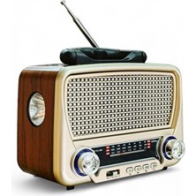 Elarque Nostaljik Radyo Fenerli Solar , Bluetooth ve USB Özellikleriyle Çevre Dostu