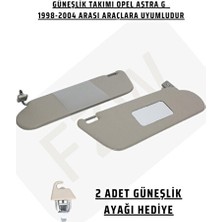 Elarque Oto Güneşlik Perde Opel 1999-2003 Güneşlik Takımı ve Ayak Hediyeli