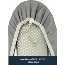 Elarque Ütü Masası ve Aksesuarı Yanmaz Lastikli Süngerli Keçeli Ütü Kılıfı, Koruyucu ve Pratik
