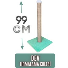 Elarque Kedi Tırmalaması Dev Kedi Tırmalama Kulesi: 99 cm Yüksekliğiyle Güçlü ve Eğlenceli Tasarım
