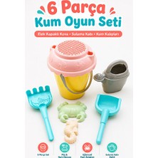 Elarque Plaj Oyuncakları Çocuklar Için Kum Oyun Seti - Renkli Kova, Kürek ve Kalıplarla Eğlence
