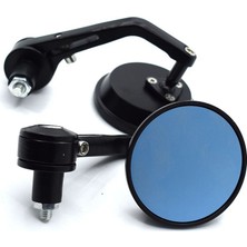 Motoparax Motosiklet Gidon Aynası Cnc Alüminyum Yuvarlak 22MM