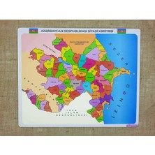 Wi Fro Azerbaycan Haritası Ahşap Puzzle