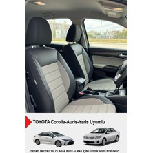 Gm Design Speed Serisi Pike Kumaş Oto Koltuk Kılıfı - (Toyota Corolla-Auris-Yaris Uyumlu)