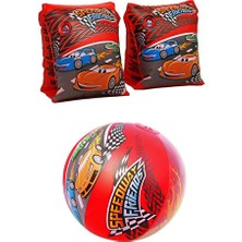 Elarque Deniz Malzemesi Çocuklar Için Havuz ve Deniz Kolluğu ile Toplu Oyun Seti - Speedway Friends