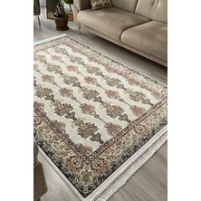 Romeda Home Hanedan, Osmalı Ipeksi Yün Tuşeli Triko Akrilik Dokuma Oturma Odası ve Salon Halısı