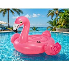 Elarque Şişme Havuz & Aksesuarı Flamingo Şişme Deniz Yatağı - 178X135 cm Büyük Boy Havuz Yatağı