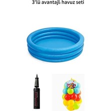 Elarque Şişme Havuz & Aksesuarı 3'lü Havuz Seti, Hızlı Kurulum ve Ekstra Eğlence Için Kombinasyon