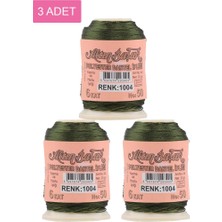 Ematcrt 3 Adet Altınbaşak Oya ve Dantel Ipi 20 gr - Royaleks - No: 1004