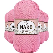 Ematcrt 5 Adet Pırlanta Amigurumi El Örgü Ipi Yünü Pembe 6740