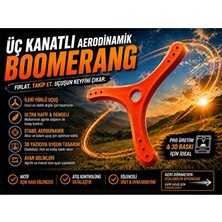 Elarque Plaj Oyuncakları Aerodinamik 3 Kanatlı Bumerang, Açık Hava Spor ve Eğlence Aracı