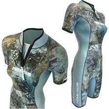 Elarque Dalış Elbisesi 2mm Kadın Shorty Wetsuit, Sörf ve Dalış Için Esnek Elbise